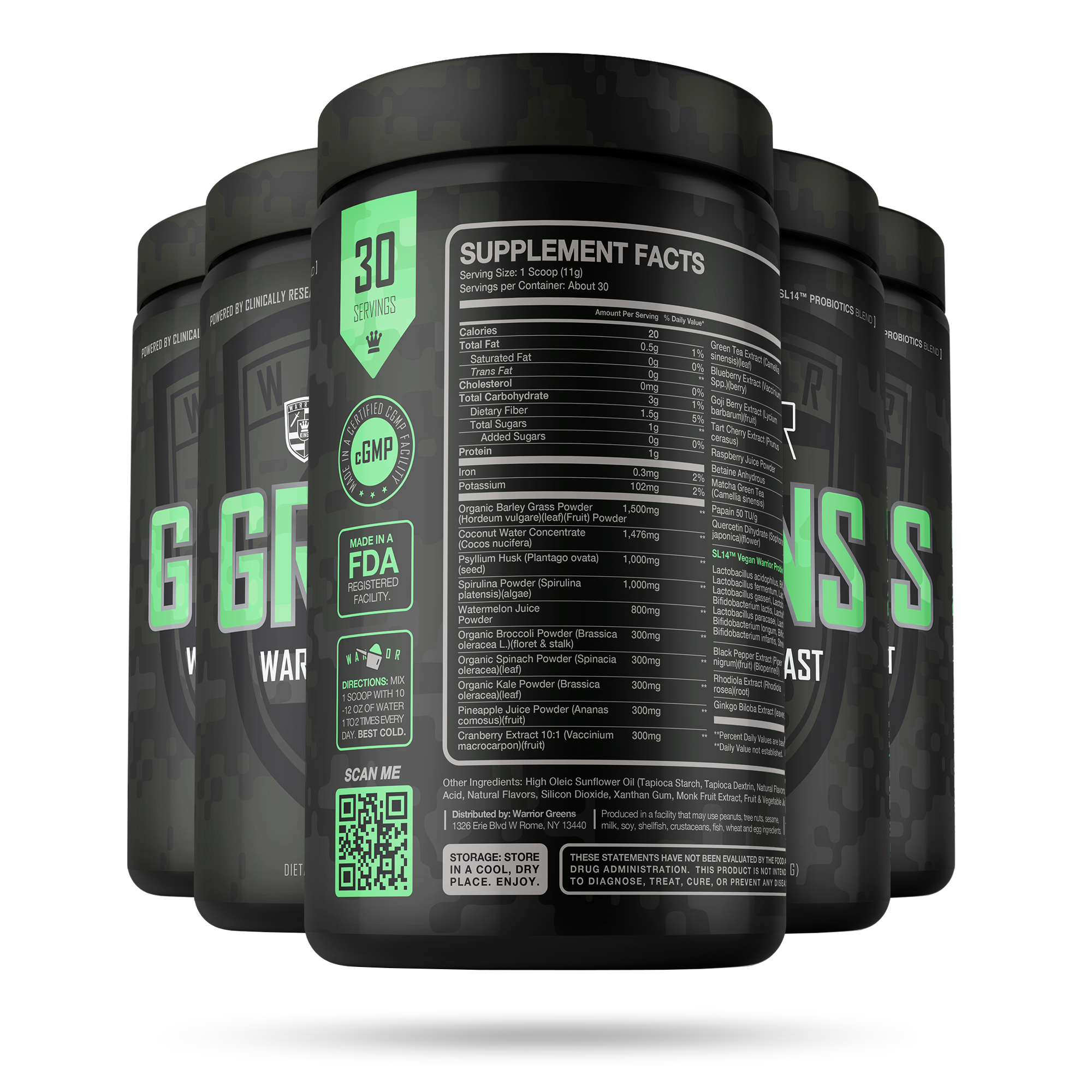 Warrior Lemon Blast - 6 Pack