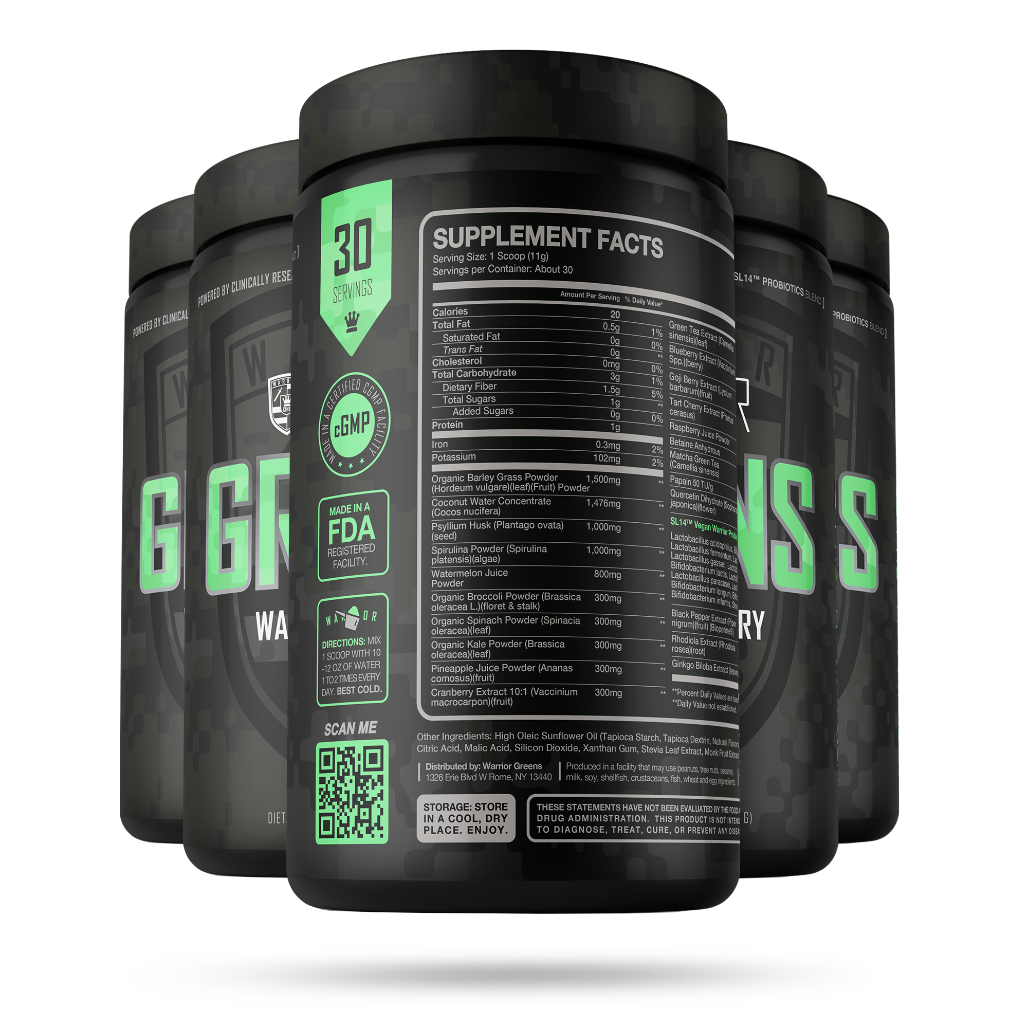 Warrior WildBerry - 6 Pack